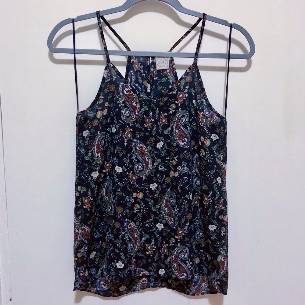 Paper Crane Floral Tank Top